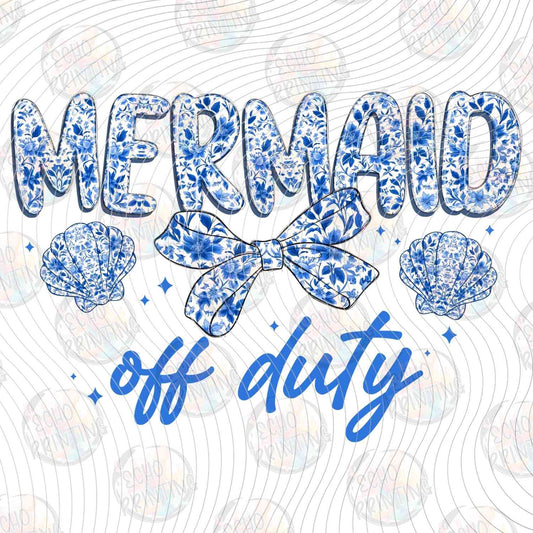 SMRG 630 - MERMAID OFF DUTY BLUE TEXTURE