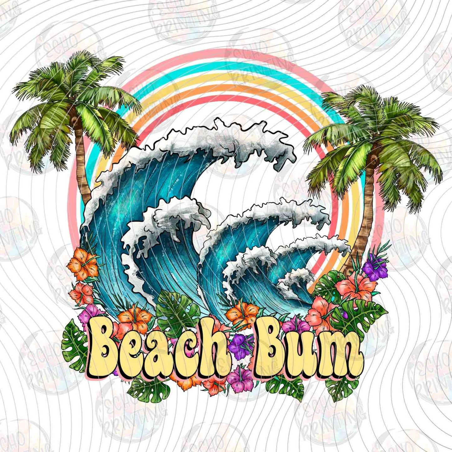 SMRG 671 - BEACH BUM OCEAN WAVE CIRCLE