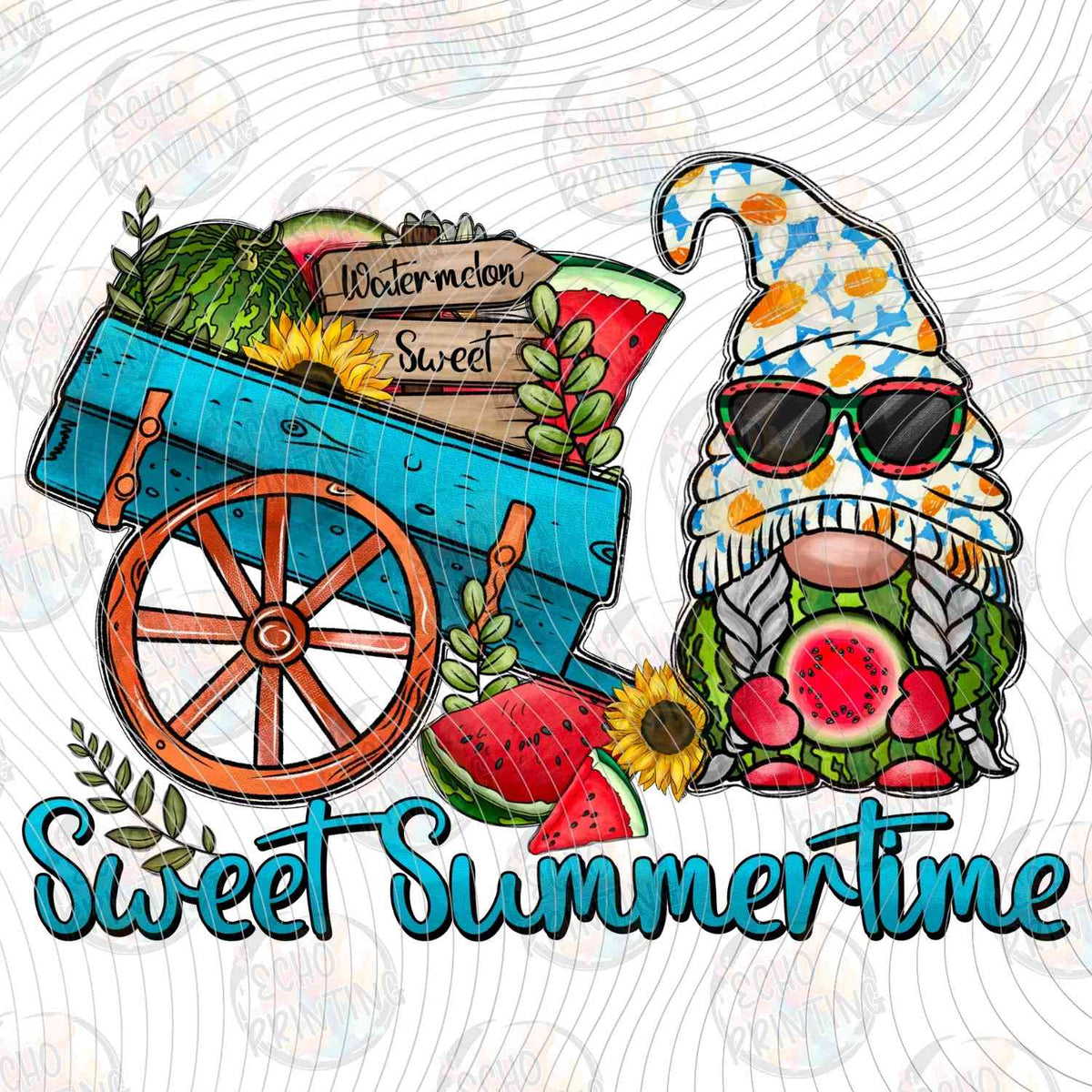 SMRG 697 - SWEET SUMMER TIME GARDEN CART