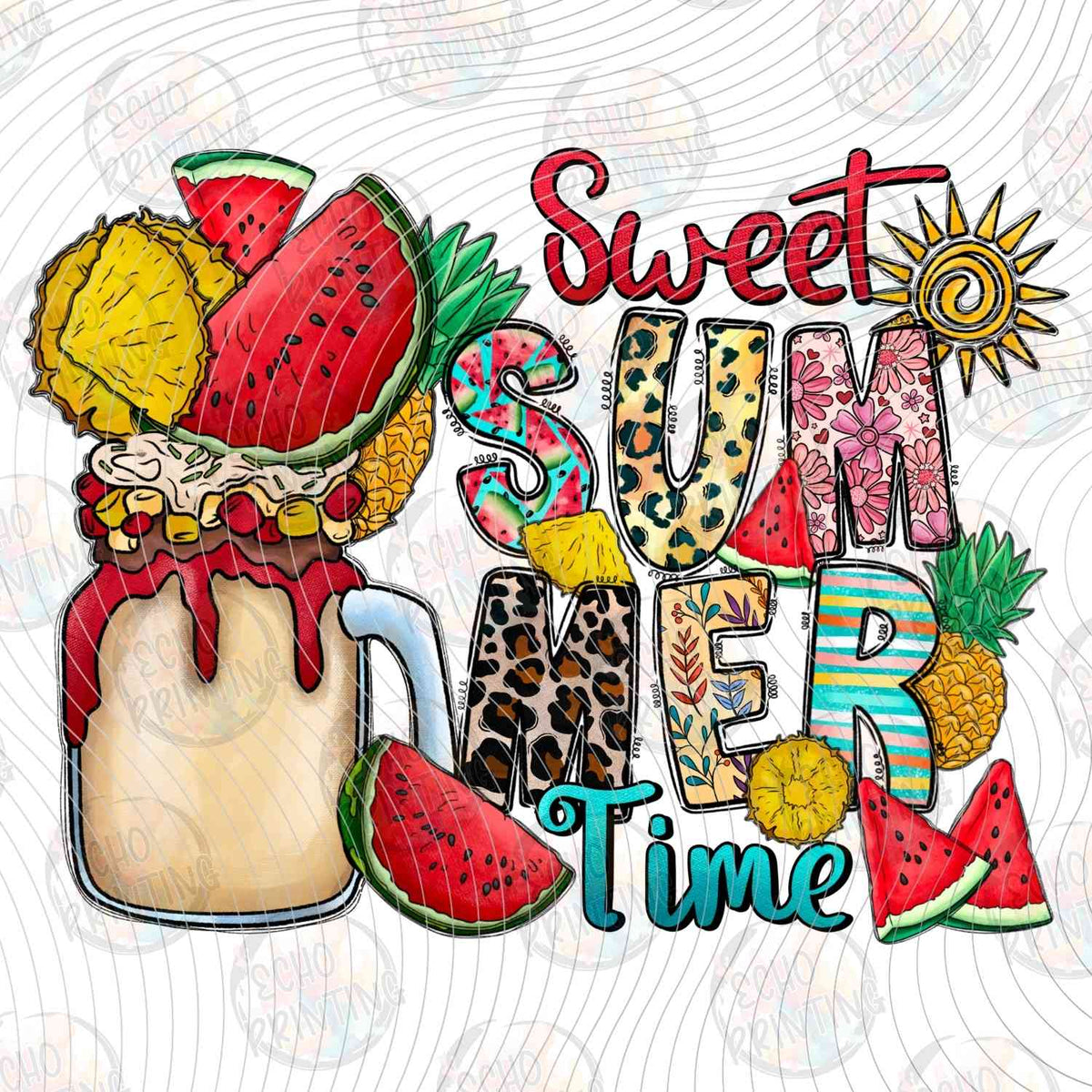 SMRG 699 - SWEET SUMMER TIME MASON JAR