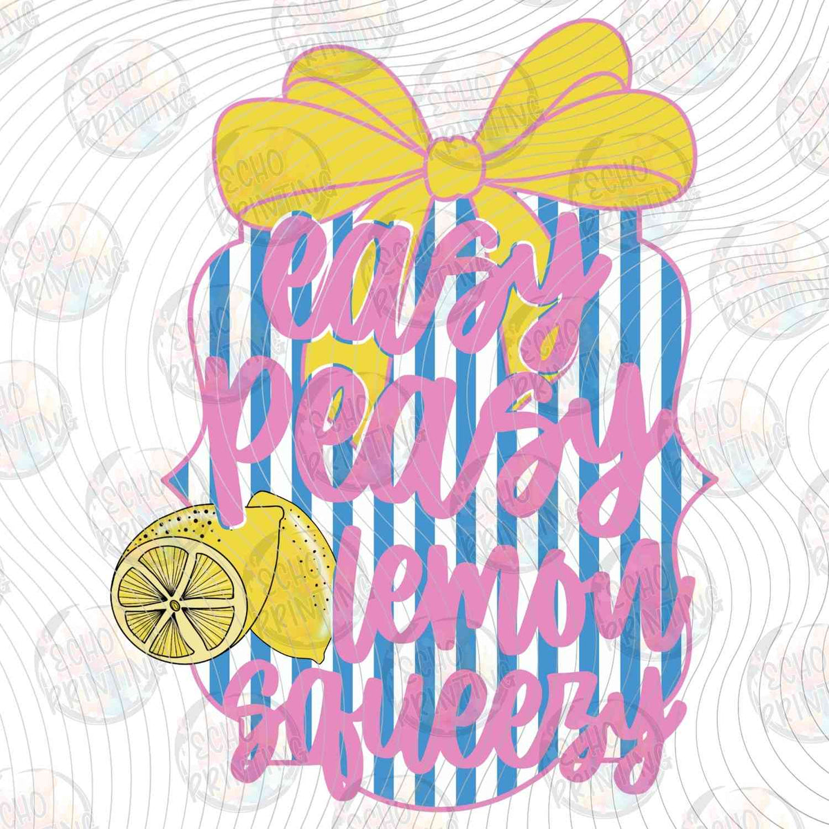 SMRG 718 - YELLOW BOW SUMMER STRIPED
