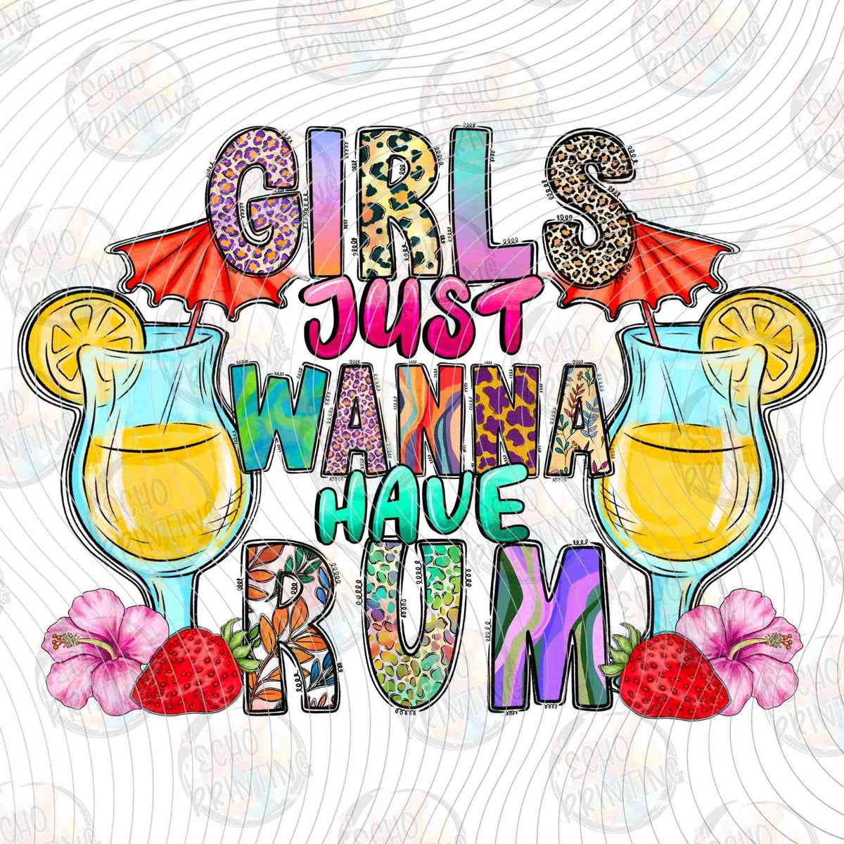 SMRG 736 - GIRLS JUST WANNA HAVE RUM COCKTAILS