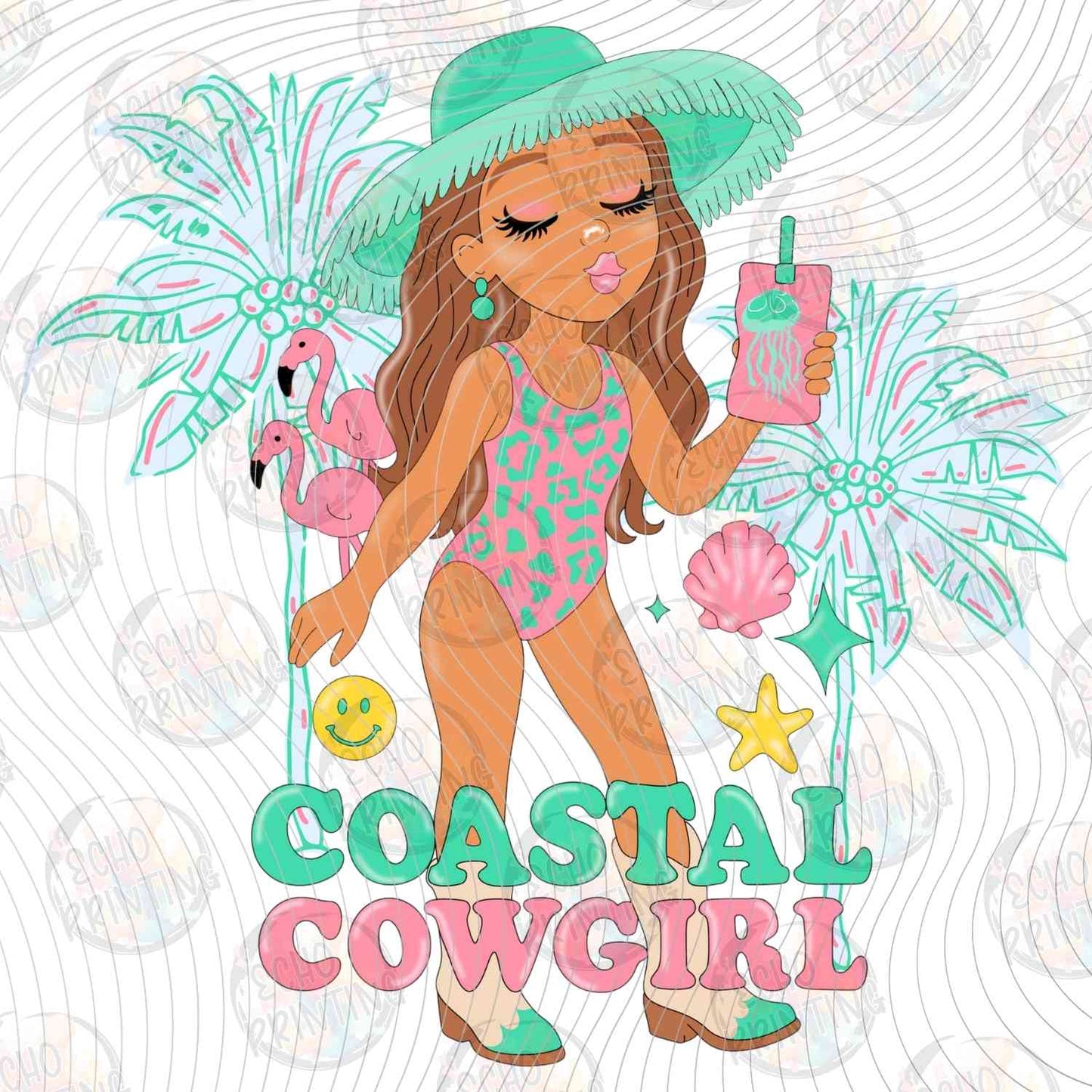 SMRG 749 - COASTAL COWGIRL BLUE AND PINK