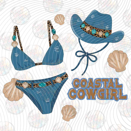SMRG 753 - COASTAL COWGIRL BIKINI AND HAT