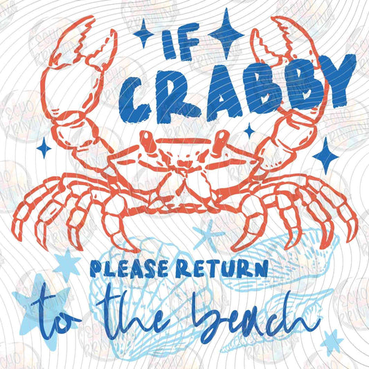 SMRG 758 - IF CRABBY RETURN TO THE BEACH