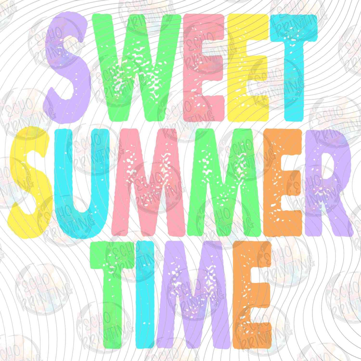 SMRG 767 - SWEET SUMMER TIME PASTEL TEXT