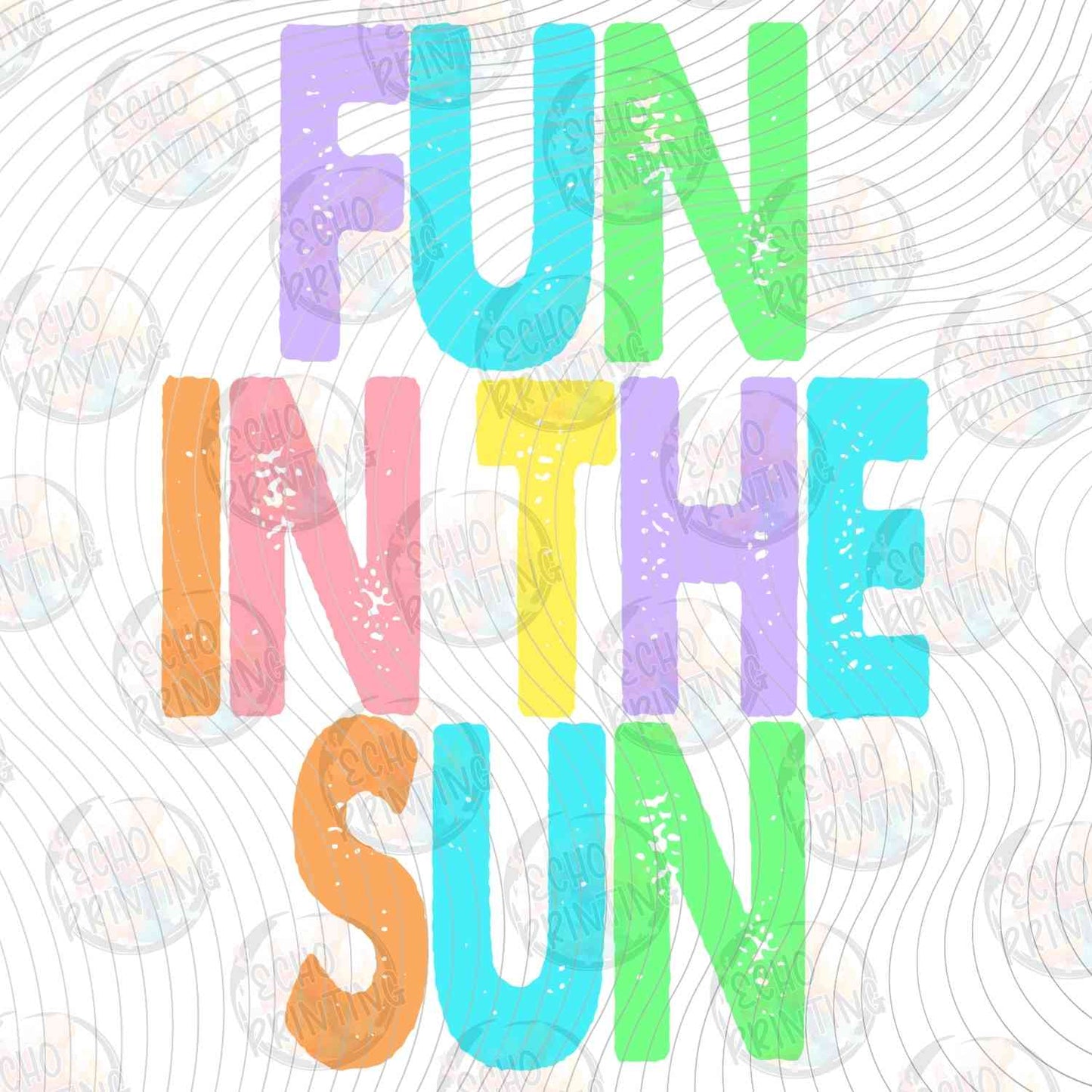 SMRG 769 - FUN IN THE SUN VIBRANT TEXT