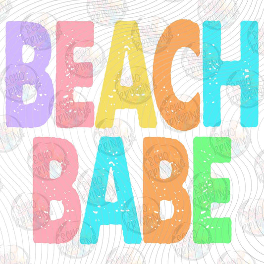 SMRG 777 - BEACH BABE PASTEL TEXT
