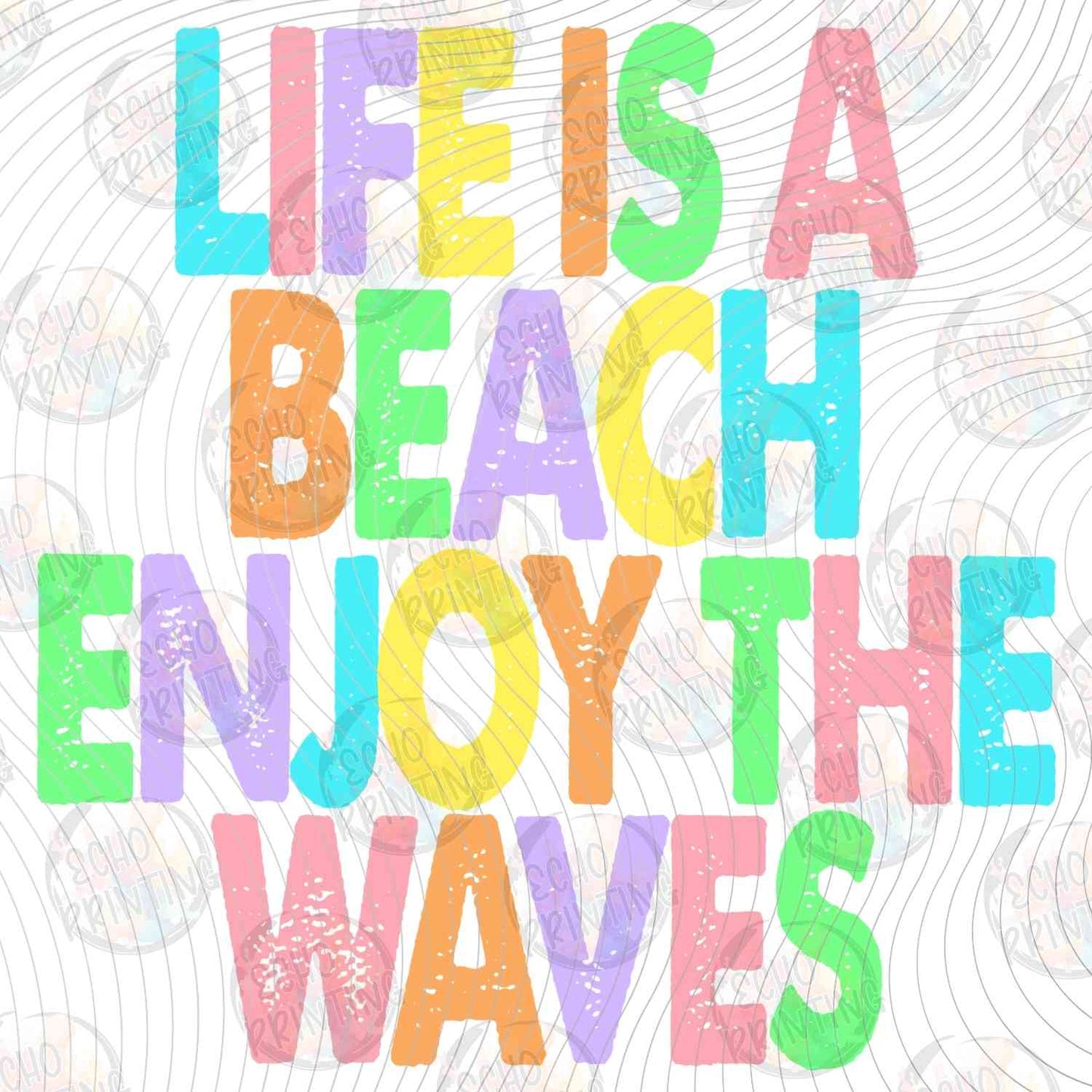 SMRG 786 - LIFE IS A BEACH ENJOY THE WAVES