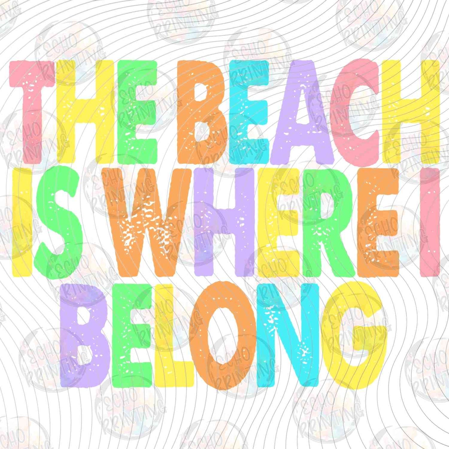 SMRG 797 - THE BEACH IS WHERE I BELONG