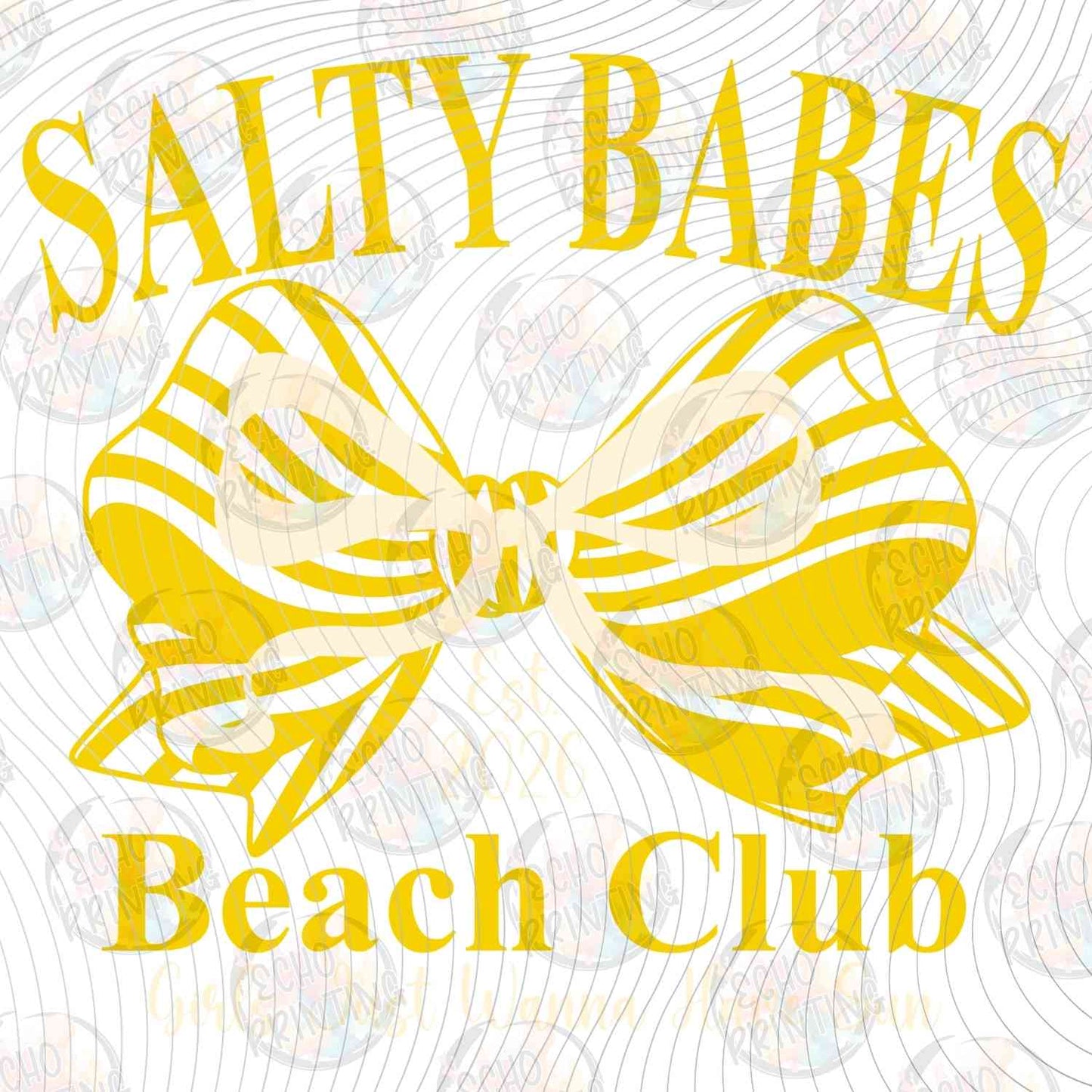 SMRG 802 - SALTY BABES BEACH CLUB YELLOW