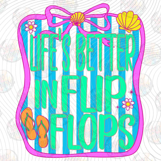 SMRG 806 - LIFE IS BETTER IN FLIP FLOPS