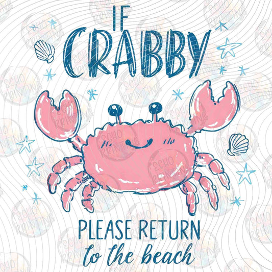 SMRG 845 - IF CRABBY RETURN TO THE BEACH