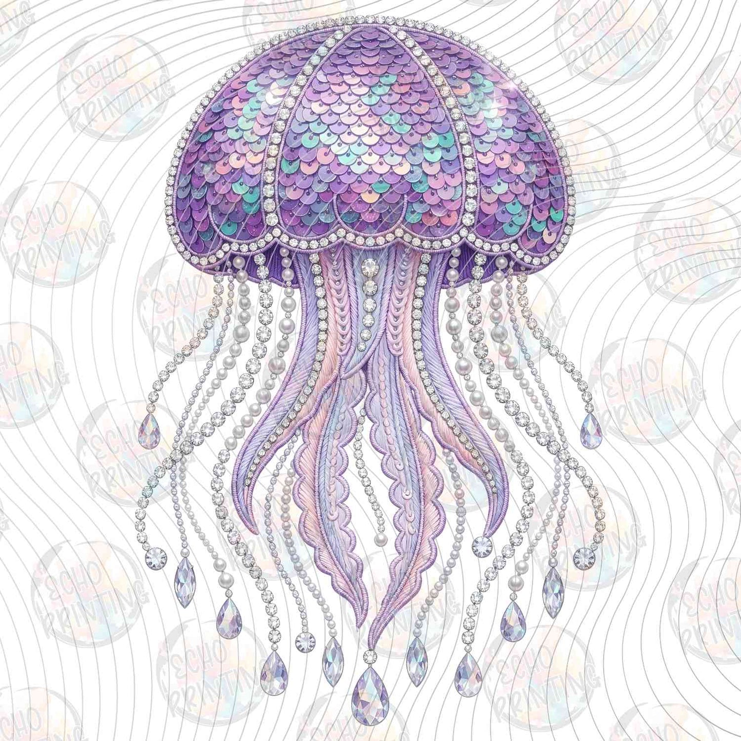 SMRG 867 - VIBRANT PURPLE JELLYFISH