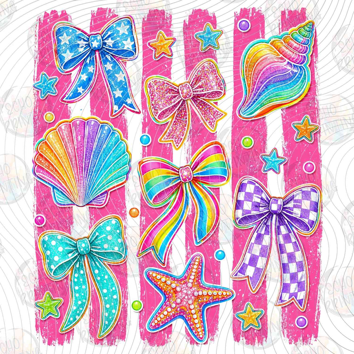 SMRG 884 - MAHI COLORFUL LETTERS WITH BOW