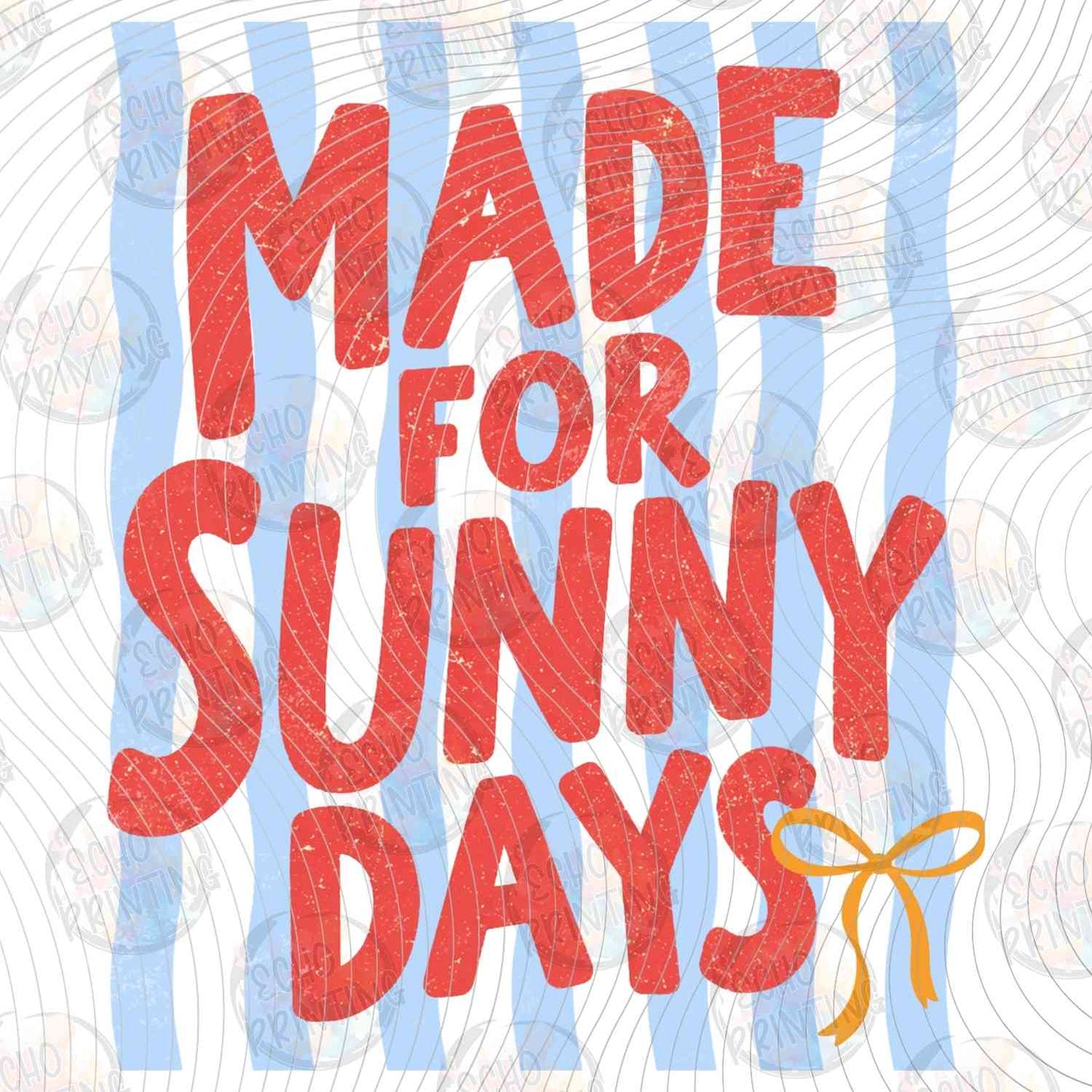 SMRG 903 - MADE FOR SUNNY DAYS PINK AND BLUE STRIPES
