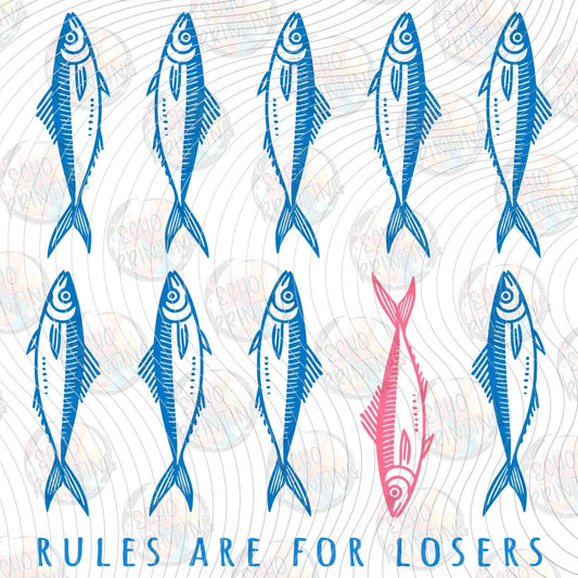 SMRG 916 - HOOKS ARE FOR LOSERS FISHING HOOKS