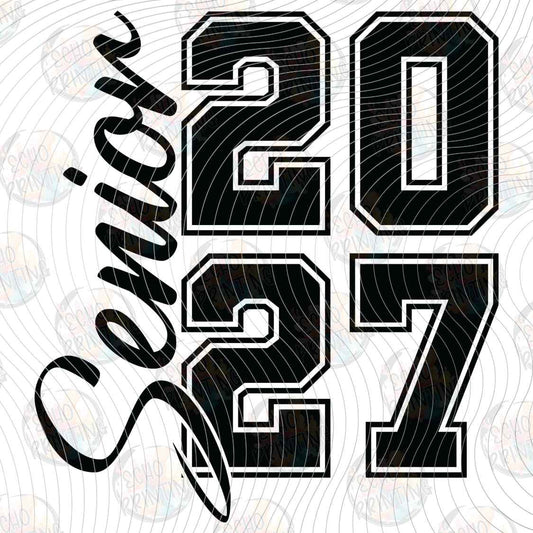 SGRG 11 - SENIOR 2027 SCRIPT LETTERING