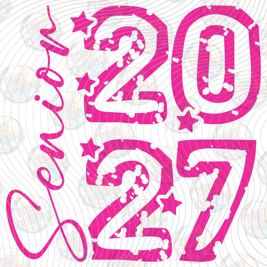 SGRG 13 - SENIOR 2027 SCRIPT LETTERING