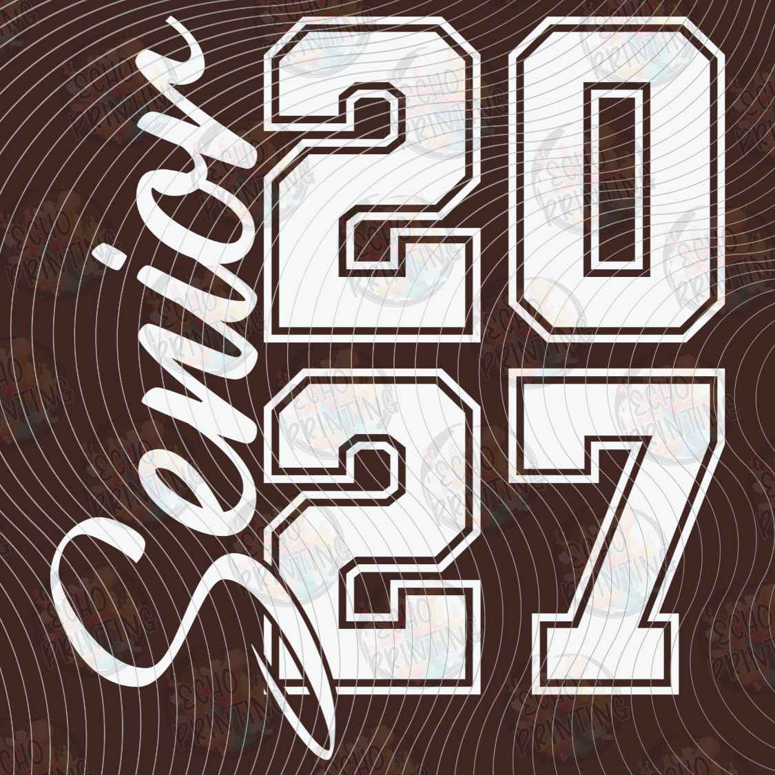 SGRG 15 - SENIOR 2027 SCRIPT LETTERING