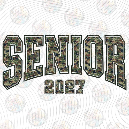SGRG 16 - CAMO SENIOR 2027 LETTERING