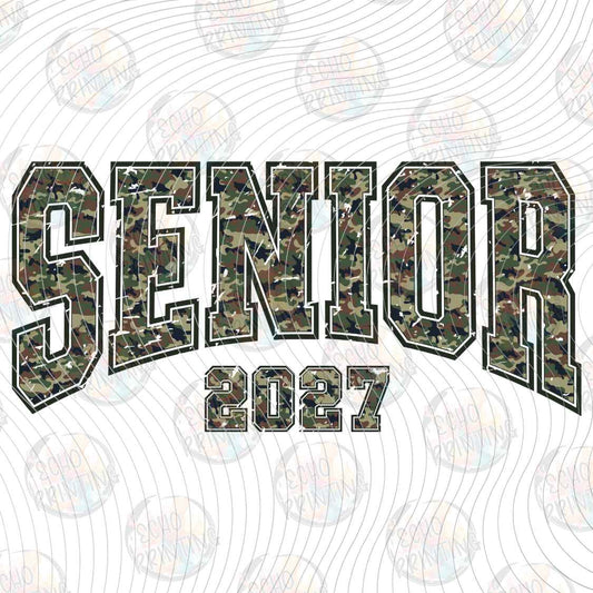 SGRG 17 - CAMO SENIOR 2027 LETTERING