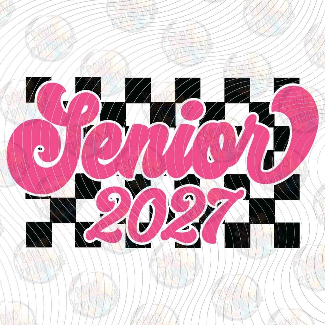 SGRG 18 - SENIOR 2027 CHECKERBOARD STYLE