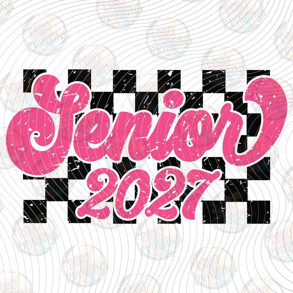 SGRG 19 - SENIOR 2027 CHECKERBOARD STYLE