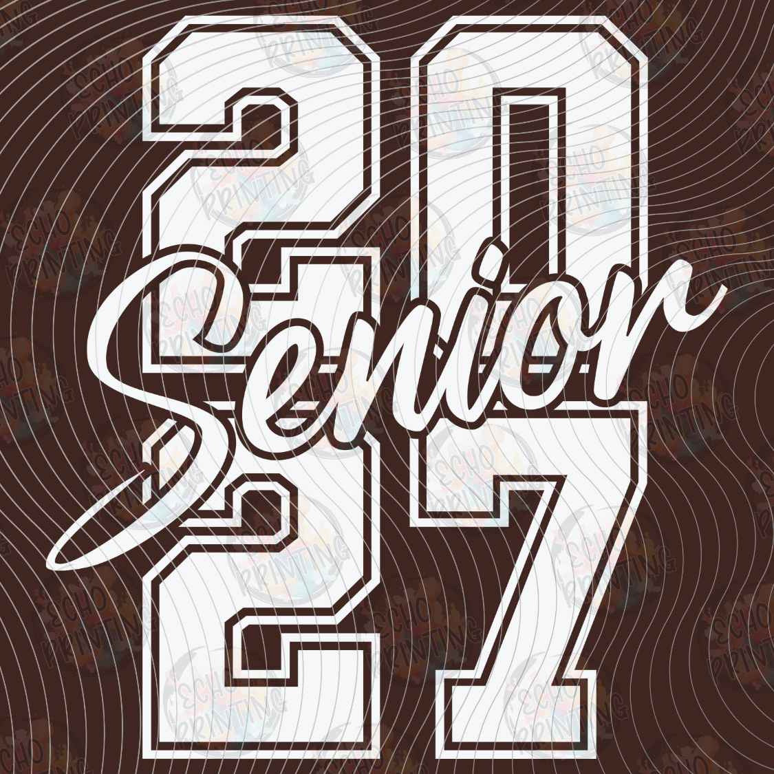 SGRG 20 - SENIOR 2027 VARSITY LETTERING