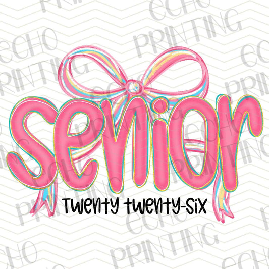 SNR 17 - SENIOR SCRIPT WITH BOW