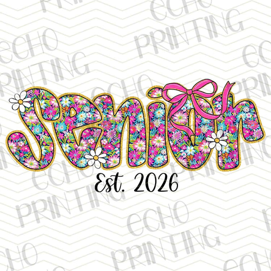 SNR 8 - SENIOR EST. 2026 FLOWER