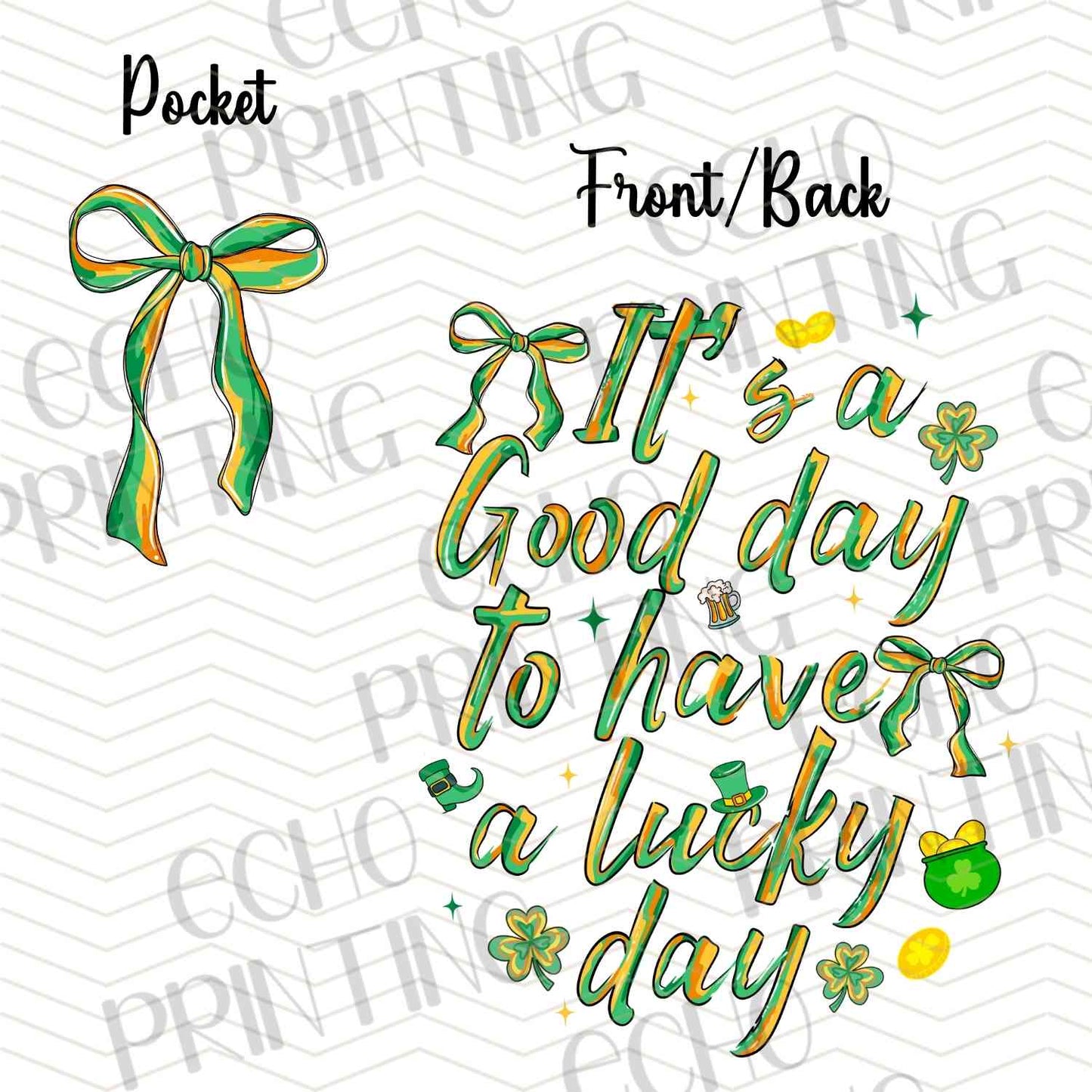 SPTKG 92 – GOOD DAY FOR LUCK **POCKET SOLD SEPERATELY**