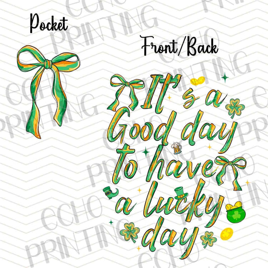 SPTKG 92 – GOOD DAY FOR LUCK **POCKET SOLD SEPERATELY**