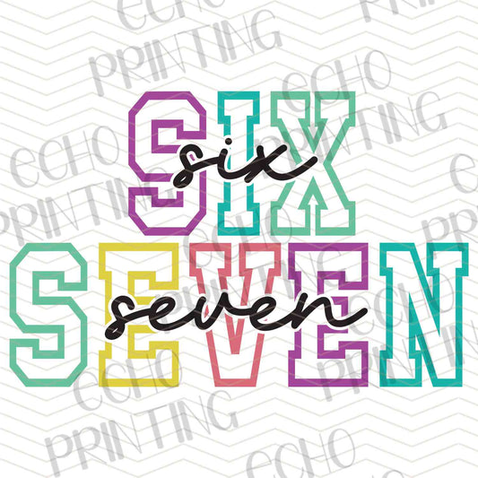 SXSV 18 - SIX SEVEN OUTLINE