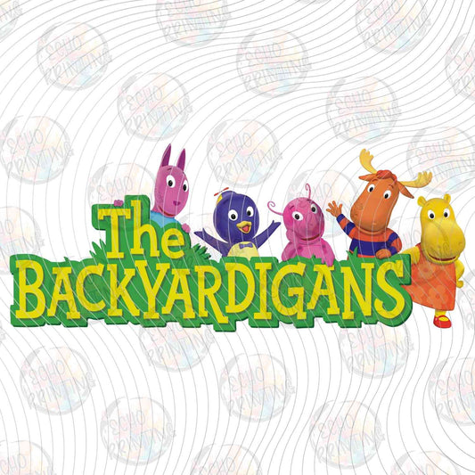 TBGRD 2 - THE BACKYARD FRIENDS CHARACTERS STANDING
