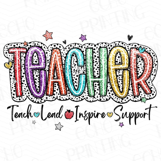 TCHR 146 – TEACH LEAD INSPIRE BLACK