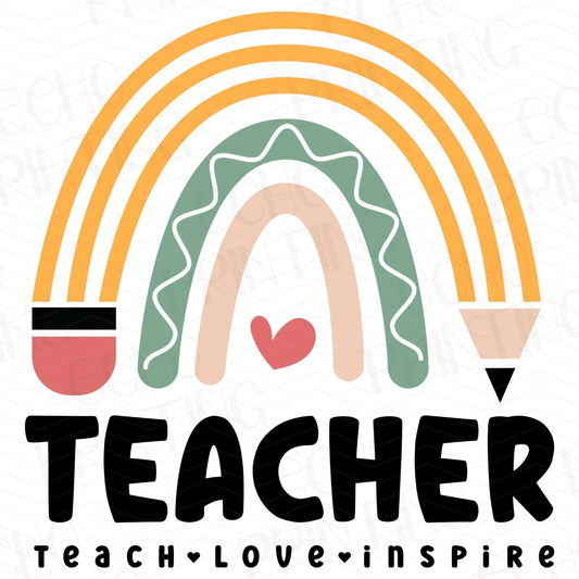 TCHR 164 – RETRO RAINBOW TEACHER