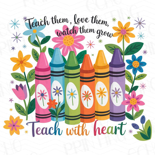 TCHR 194 – TEACH WITH HEART CRAYONS