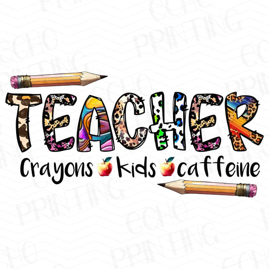 TCHR 196 – TEACHER CRAYONS KIDS CAFFEINE