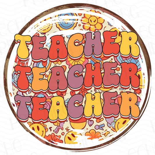 TCHR 213 – ORANGE STACKED TEACHER