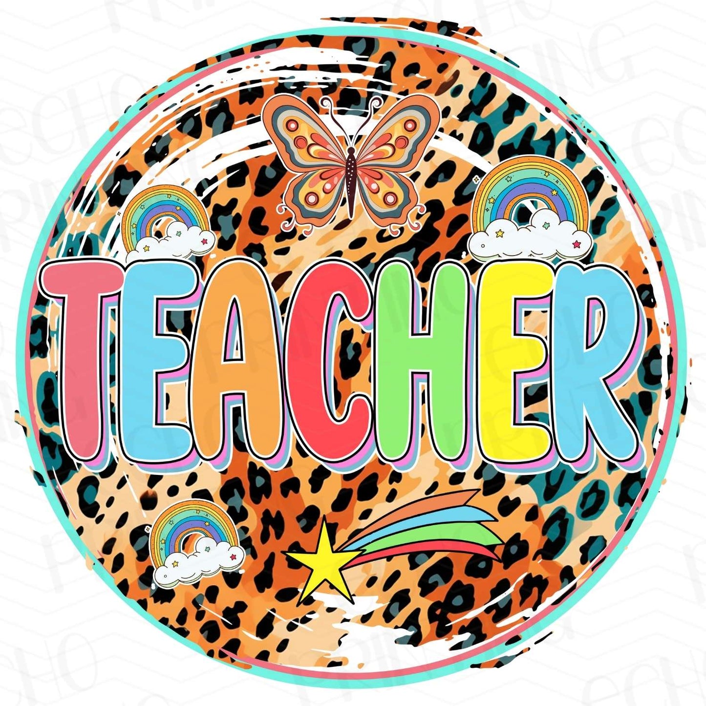TCHR 215 – CHEETAH PRINT TEACHER