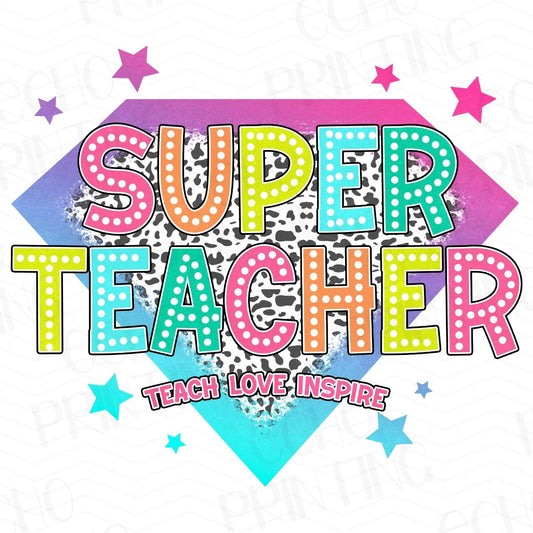 TCHR 240 – SUPER TEACHER COLORFUL STAR