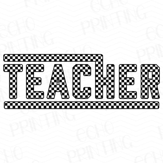 TCHR 241 – CHECKERED BLOCK TEACHER