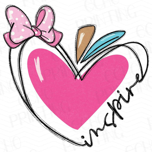 TCHR 260 – PINK APPLE HEART INSPIRE