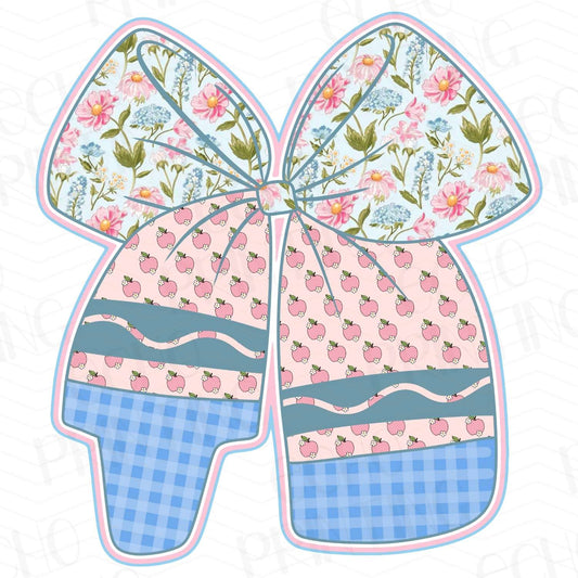 TCHR 271 – FLORAL TEACHER BOW