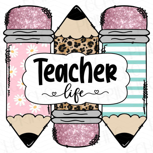 TCHR 301 – PINK LEOPARD TEACHER LIFE