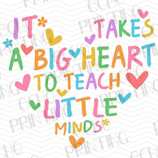 TCHR 330 – IT TAKES A BIG HEART TO TEACH LITTLE MINDS