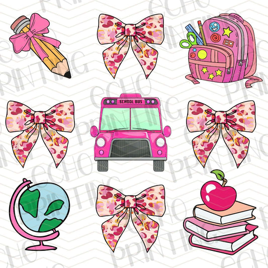 TCHR 335 – SCHOOL SUPPLIES AND BOWS STACKED