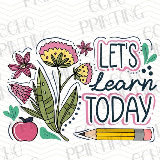 TCHR 336 – LET’S LEARN TODAY WITH PENCIL AND FLOWERS