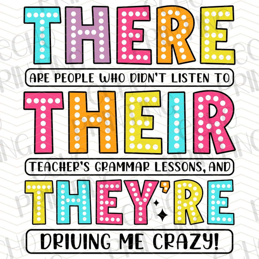 TCHR 339 – THERE THEIR THEY’RE TEACHER GRAMMAR JOKE